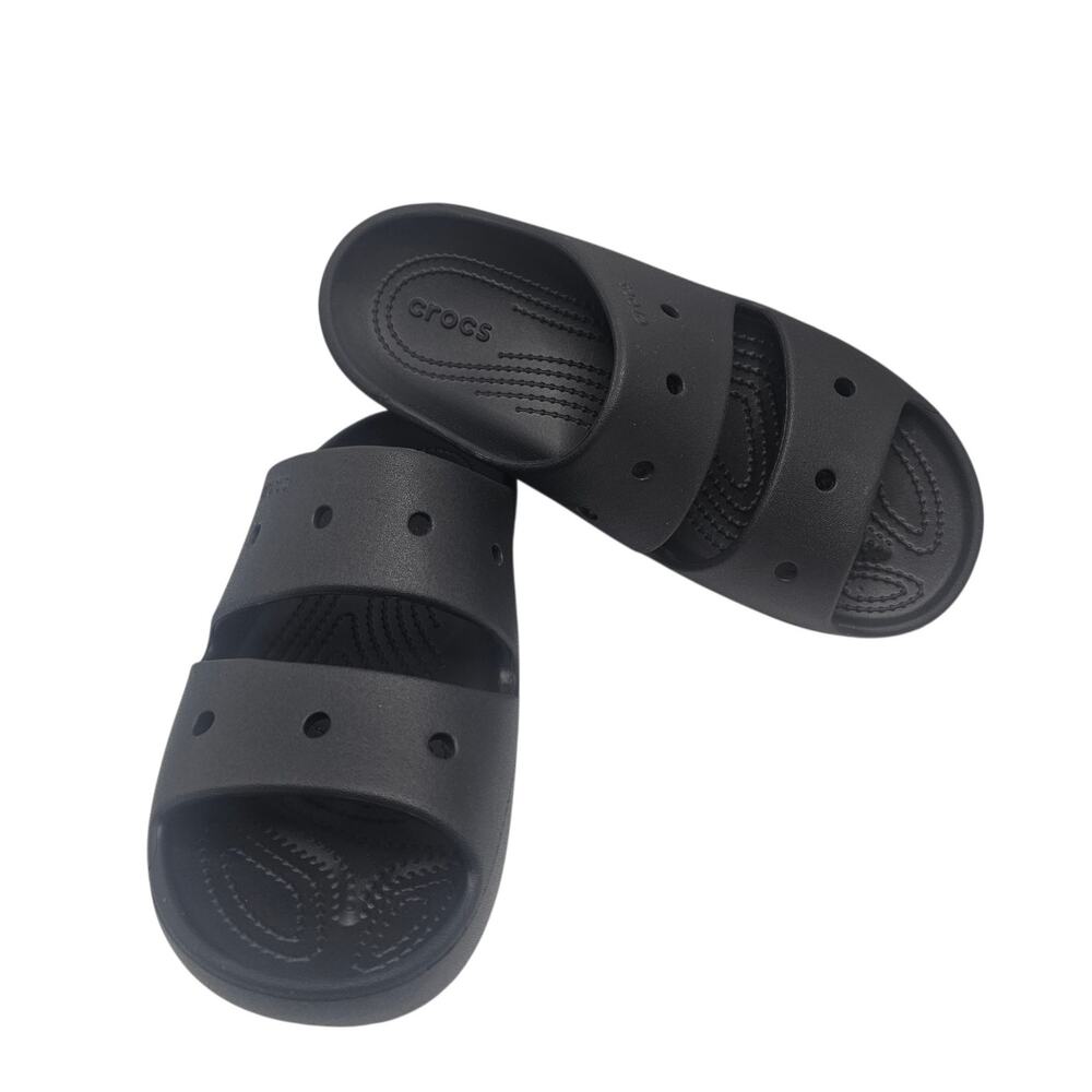 Crocs Classic Slide 2.0 Classic Sandal V2 in Black Unisex W10 | M8 NWOT